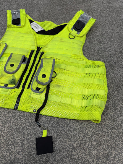 Safariland Hi-Vis MOLLE Vest & Pouches Tactical Utility Security Vest Ex Police - XXL