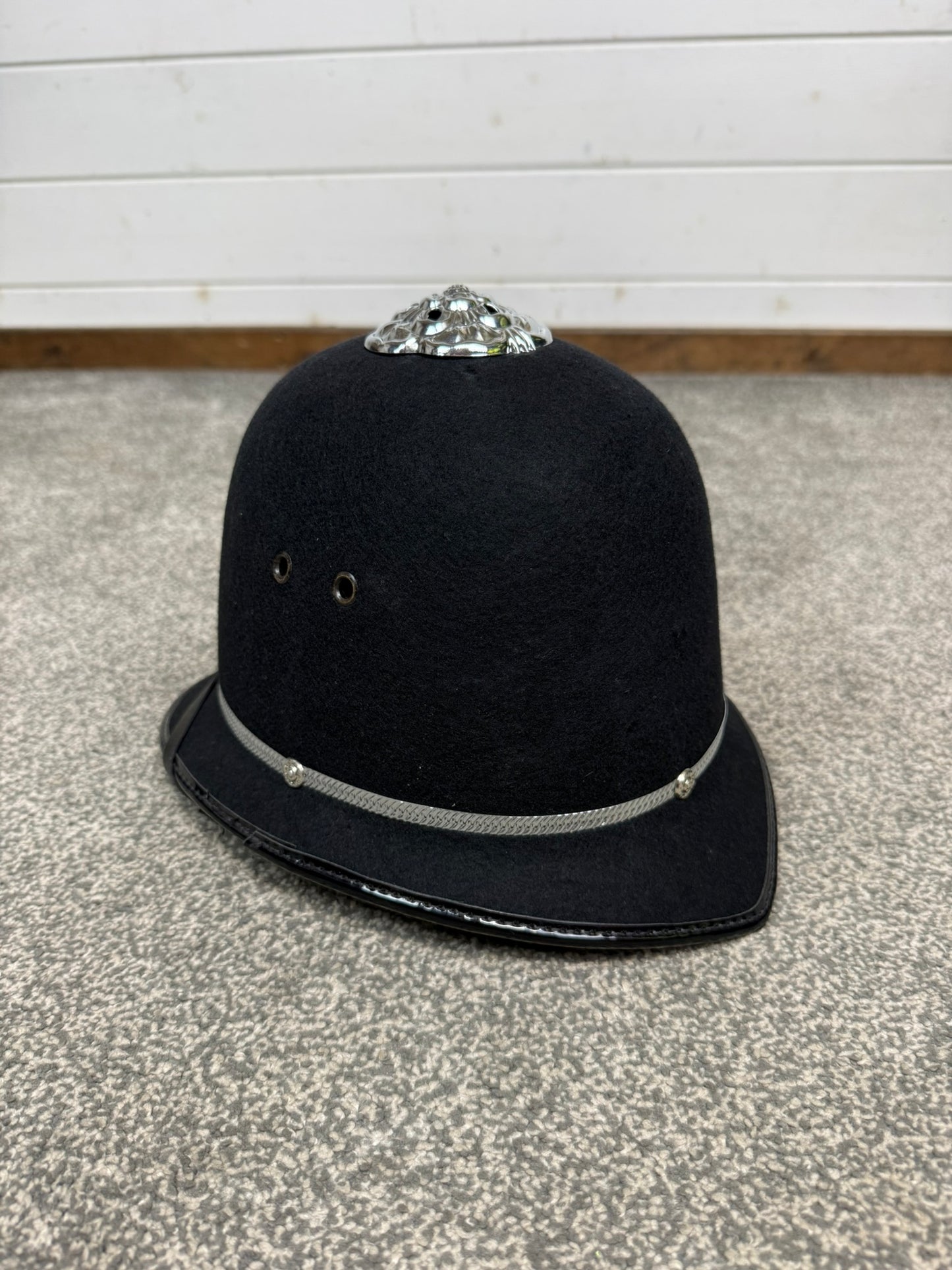 Ex Police Bobby Custodian Helmet Rose Top 58cm Fancy Dress Display