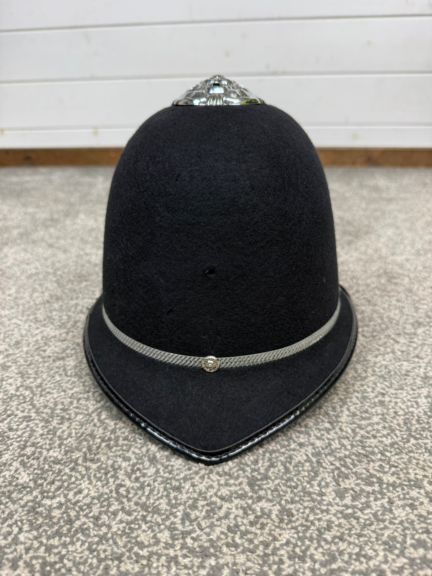 Ex Police Bobby Custodian Helmet Rose Top 58cm Fancy Dress Display