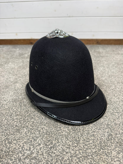 Ex Police Bobby Custodian Helmet Rose Top 58cm Fancy Dress Display