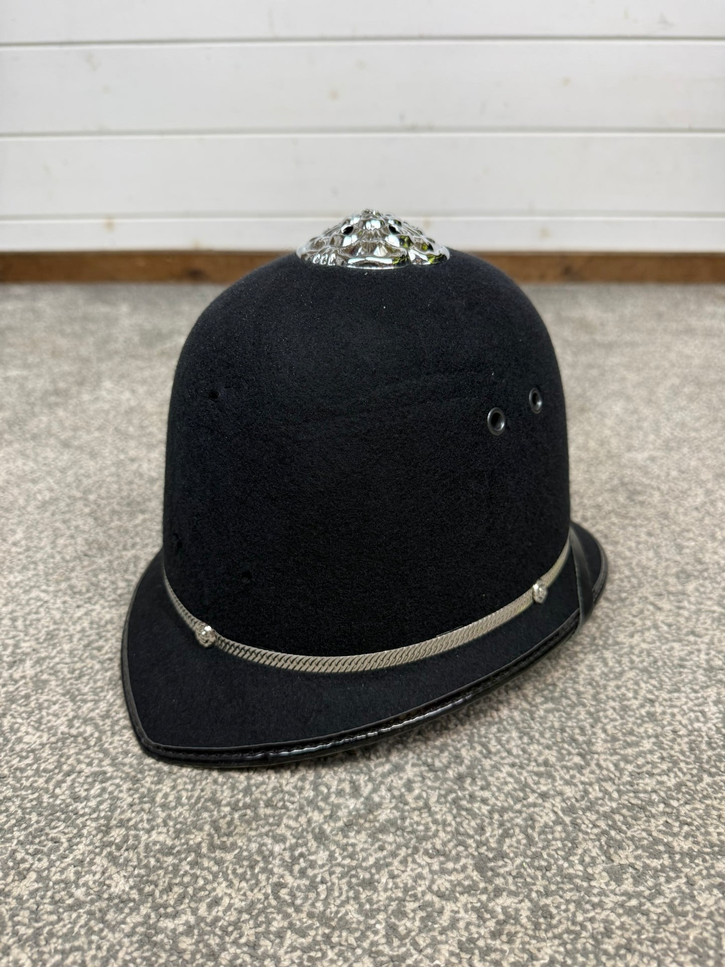 Ex Police Bobby Custodian Helmet Rose Top 58cm Fancy Dress Display
