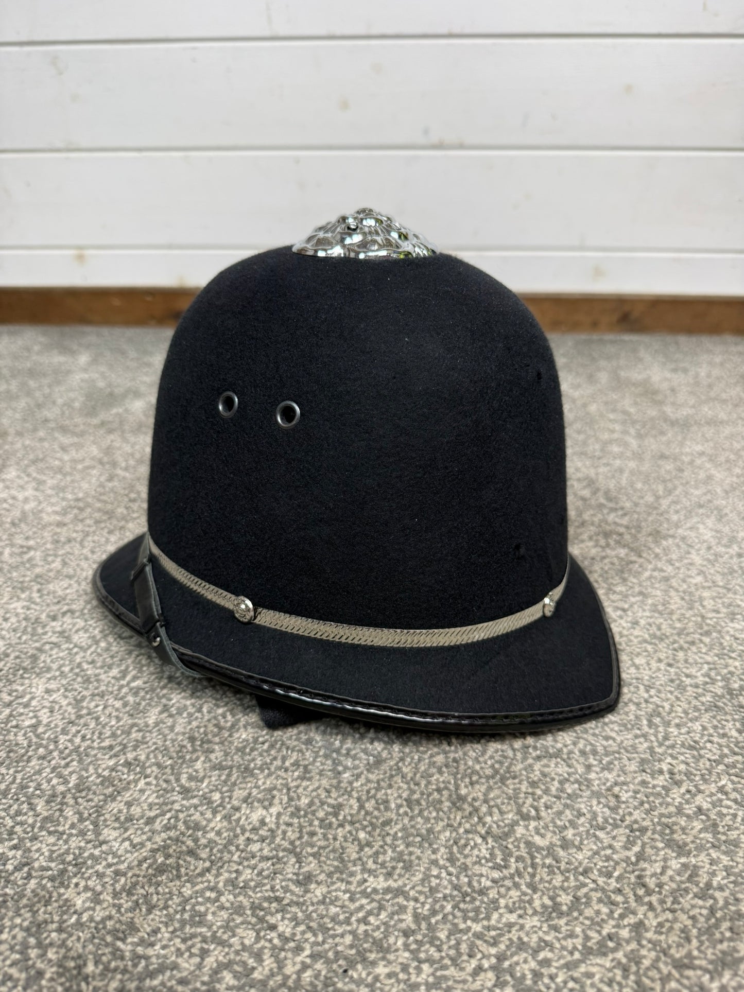 Ex Police Bobby Custodian Helmet Rose Top 58cm Fancy Dress Display