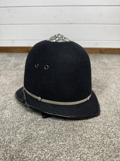 Ex Police Bobby Custodian Helmet Rose Top 58cm Fancy Dress Display