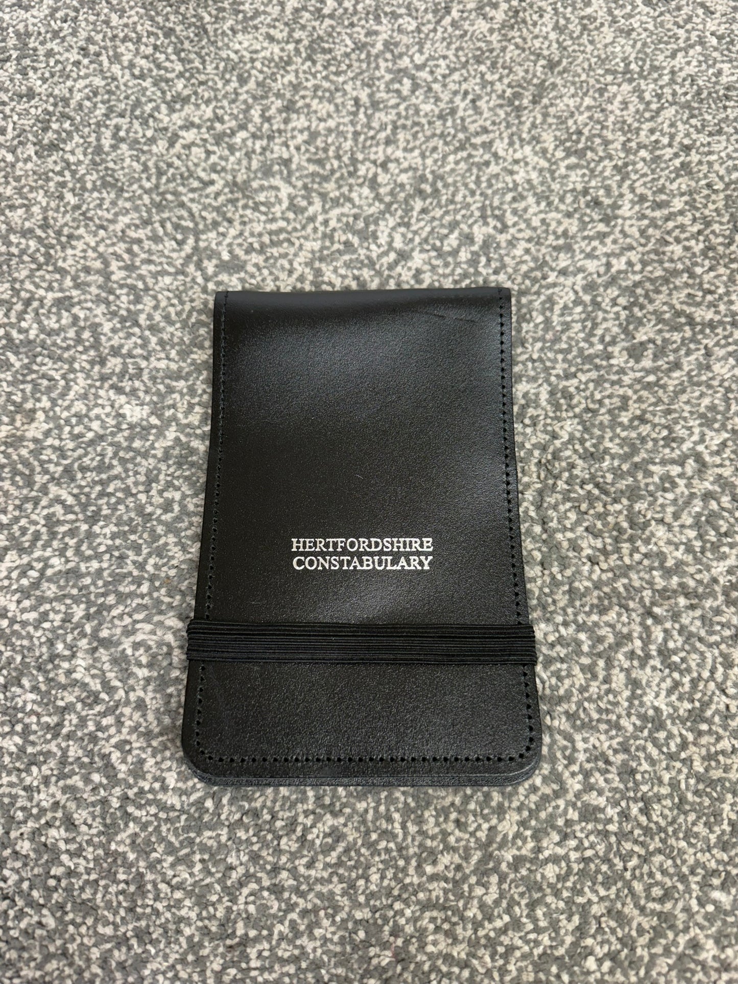 Hertfordshire Constabulary Police Leather Notebook Holder Collectable Display