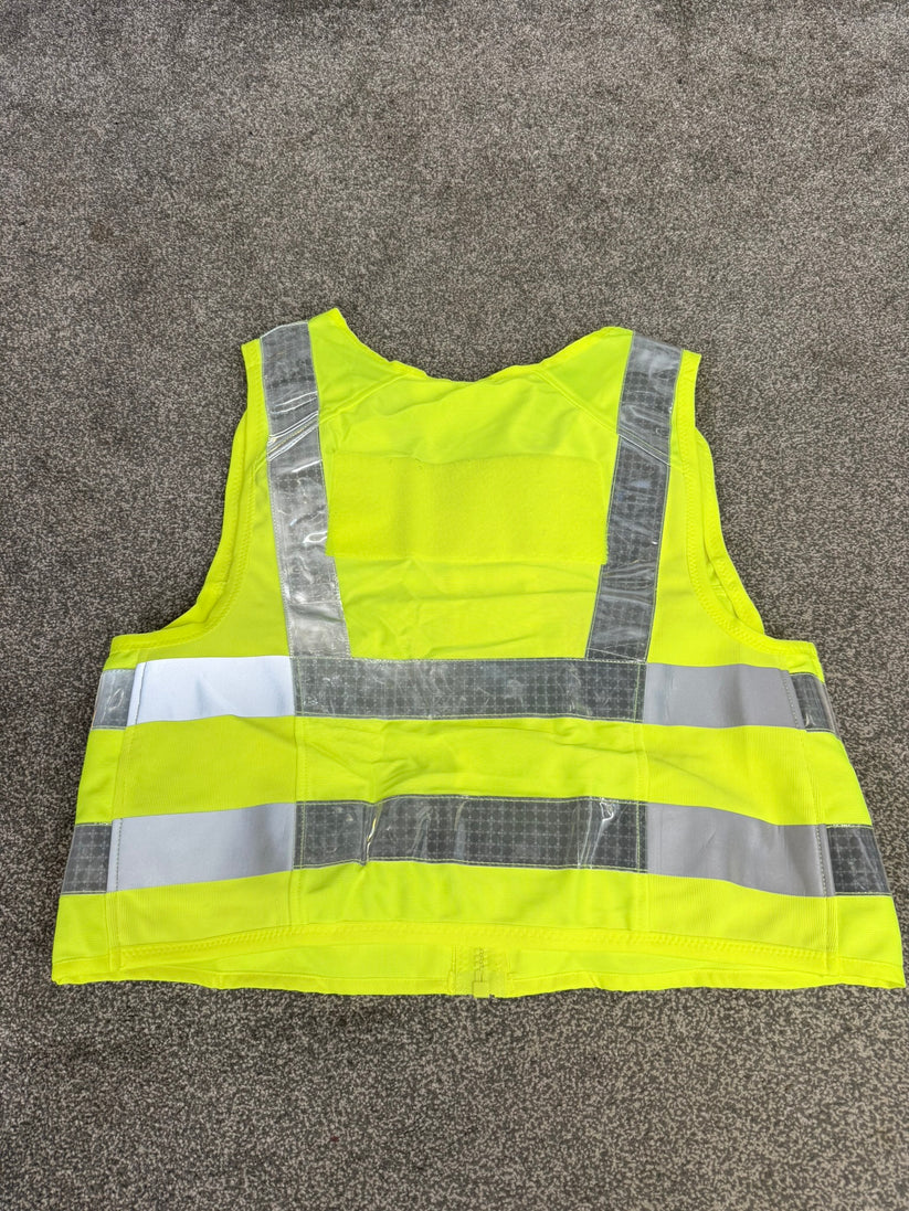 5x Ex Police Hi Vis Utility Tac Vest JOB LOT Model 774 Patrol SIA Security - X SMALL
