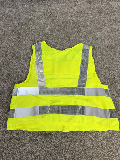 5x Ex Police Hi Vis Utility Tac Vest JOB LOT Model 774 Patrol SIA Security - X SMALL