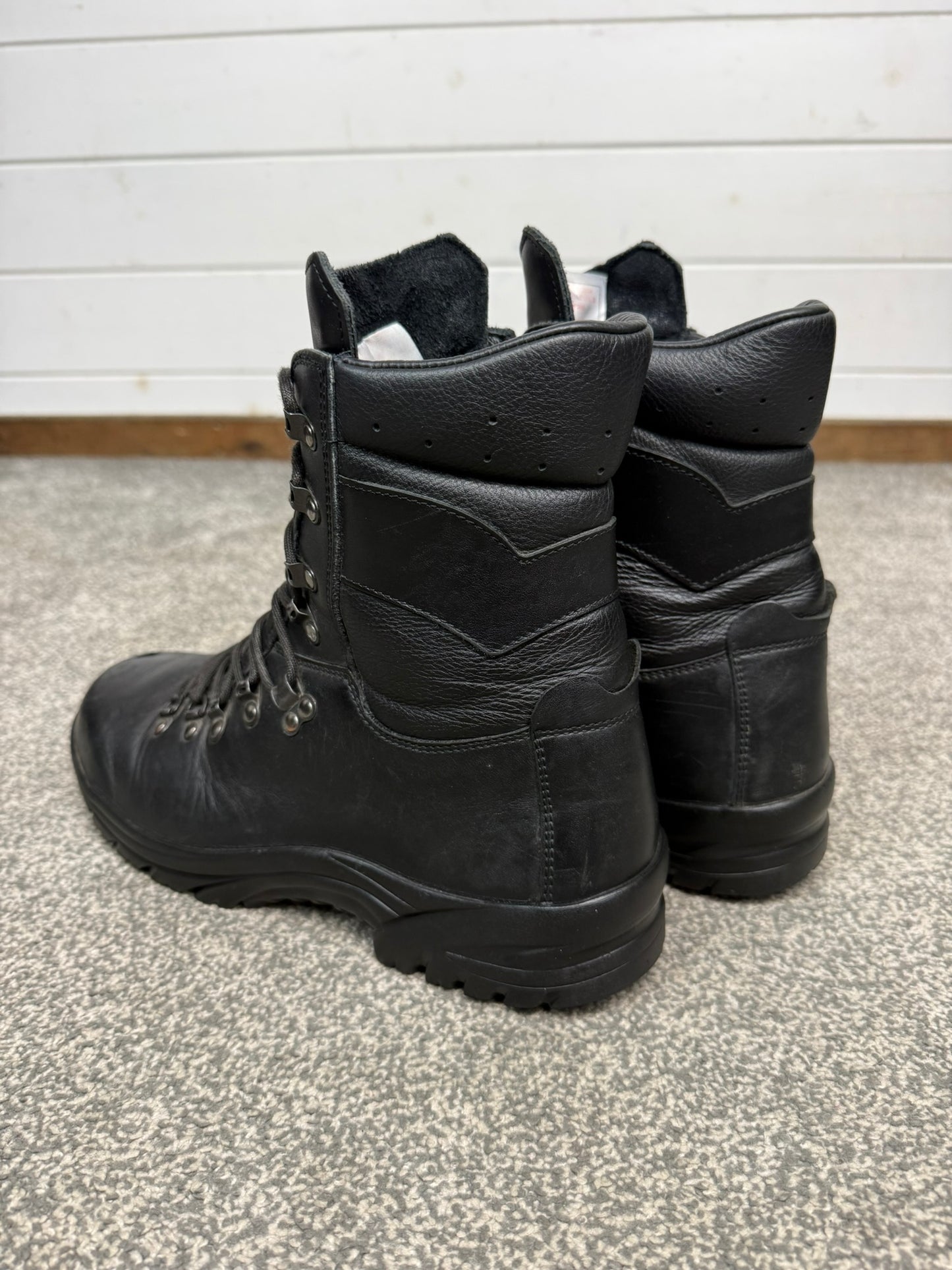 Altberg Peacekeeper P3 VS Black Leather Safety Combat Boots Size UK 10