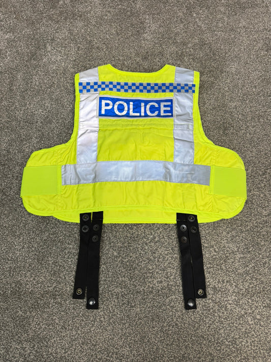 Mehler Ex Police Body Armour Cover BADGED Hi Vis Security TV Film Uniform