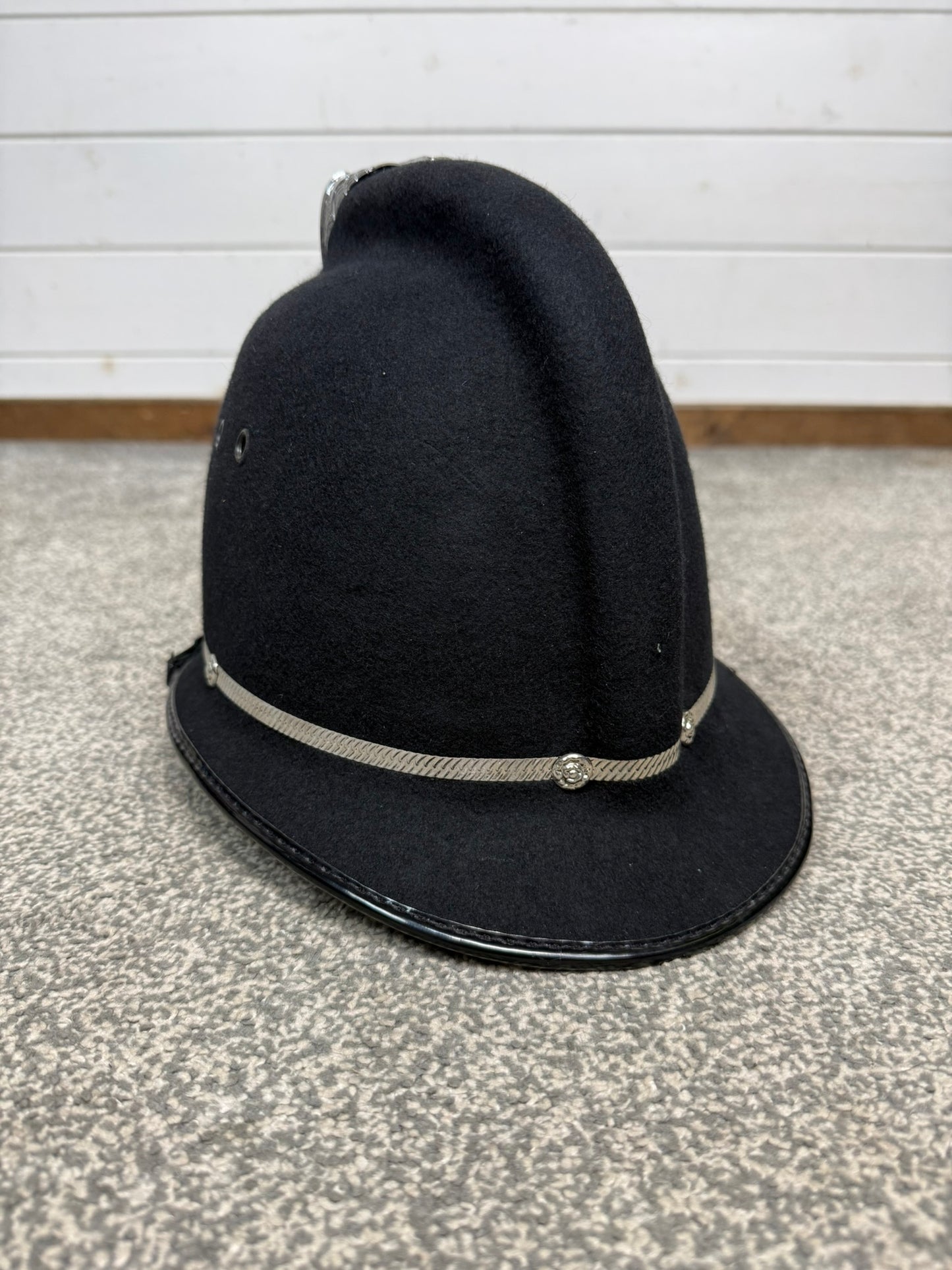 Ex Essex Police Bobby Helmet 57cm Coxcomb Hat Collector Memorabilia