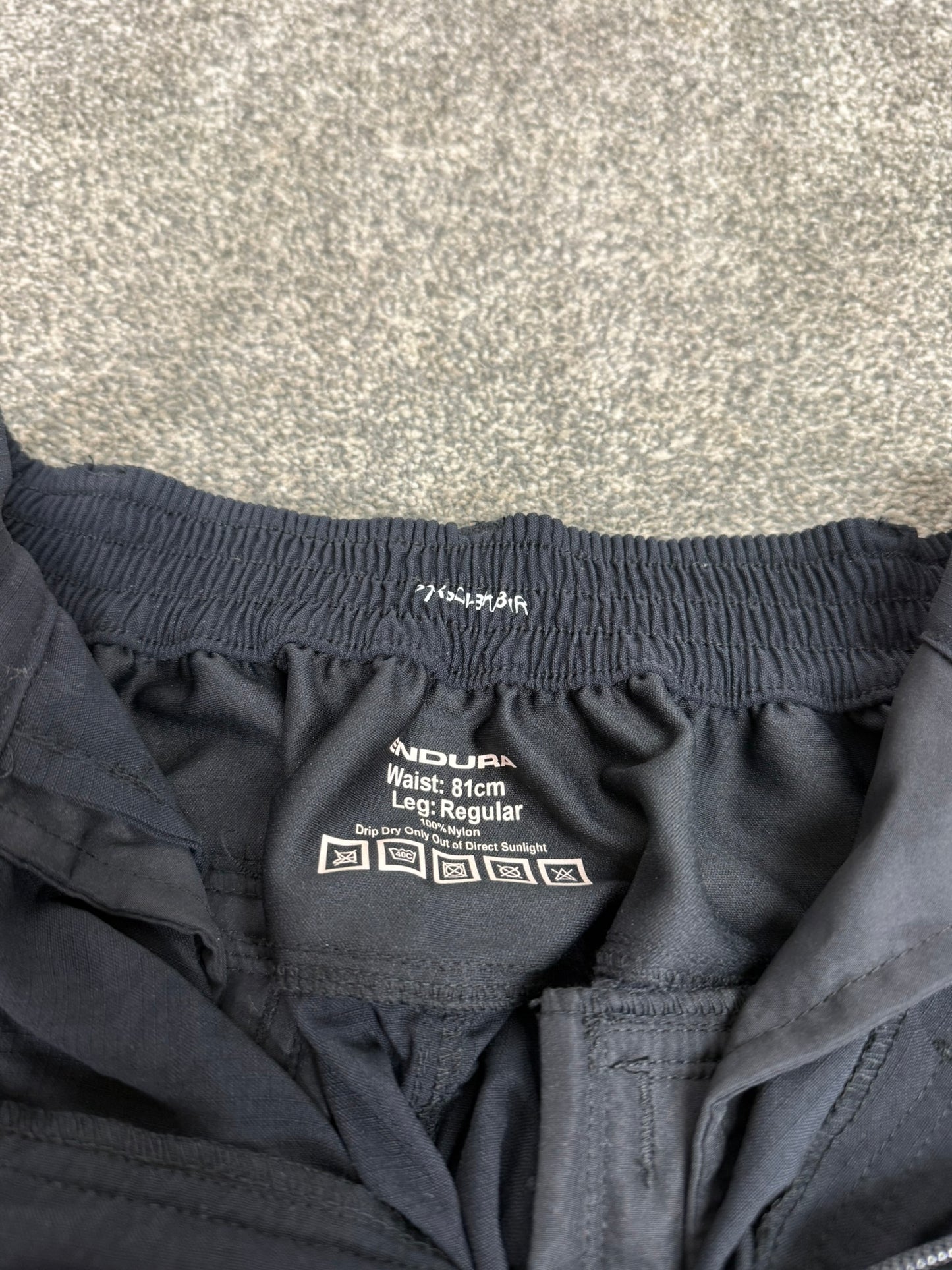 Endura Cycling Trousers 32" Ripstop Ex Police Cargo Bike Trousers