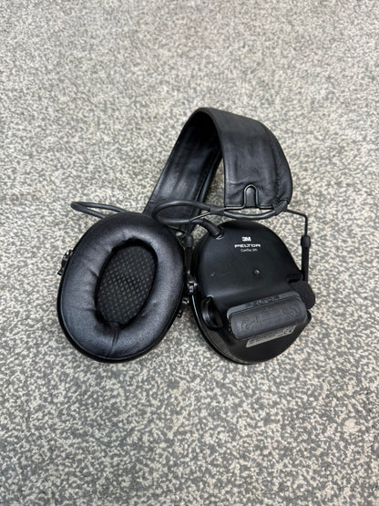 Ex Police Black 3M PELTOR ComTac XPI Headset Noise Cancelling Ear Defenders MT20H682FB-02