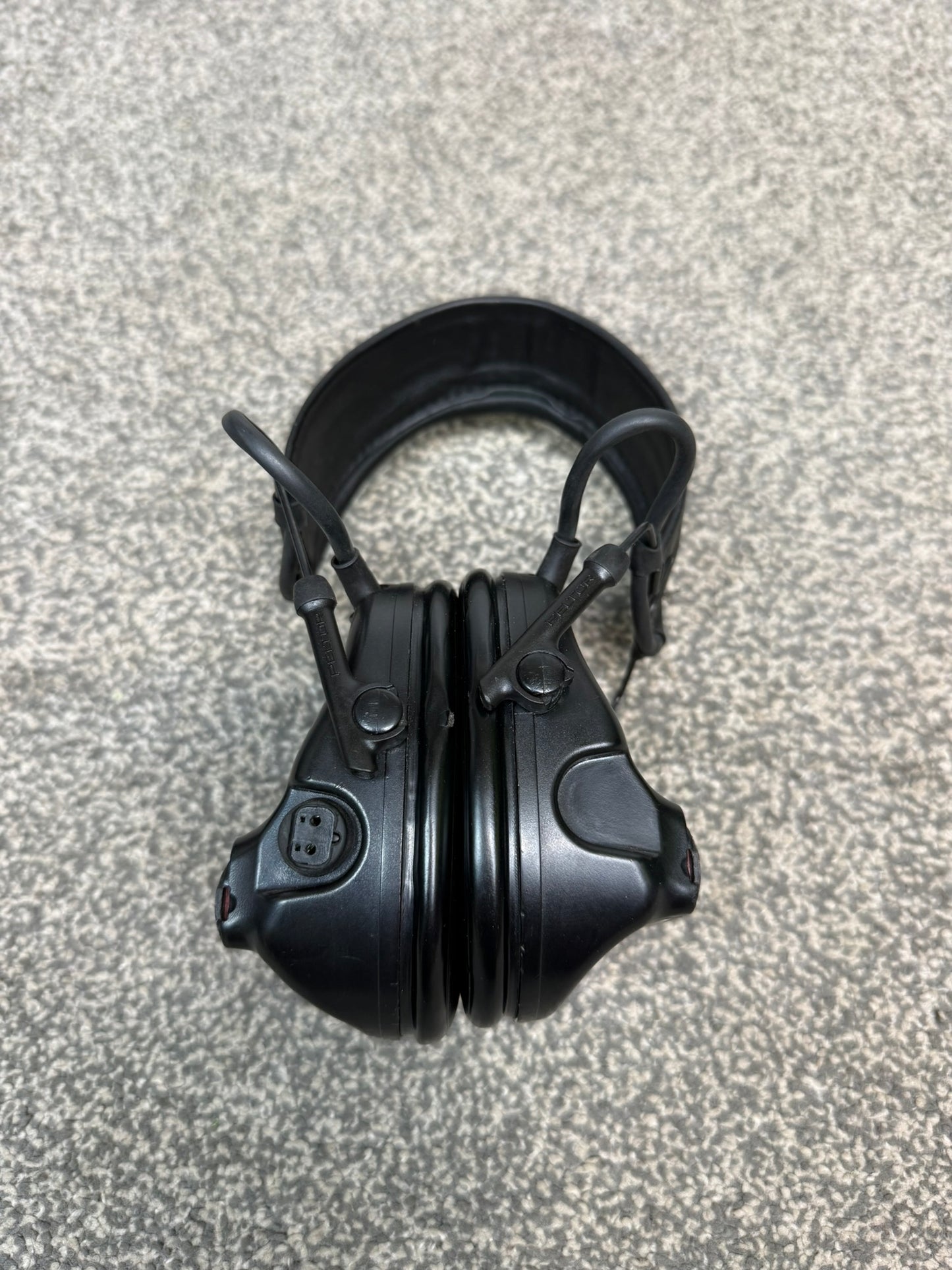Ex Police Black 3M PELTOR ComTac XPI Headset Noise Cancelling Ear Defenders MT20H682FB-02