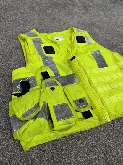 Ex Police Hi Vis Equipment Tac Vest Utility Molle Vest & Pouches Security Patrol SIA
