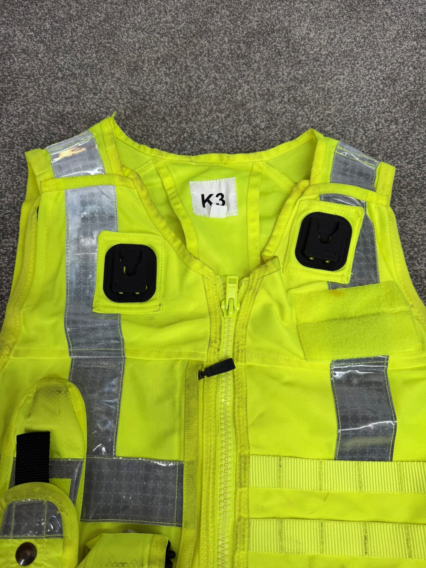 Ex Police Hi Vis Equipment Tac Vest Utility Molle Vest & Pouches Security Patrol SIA