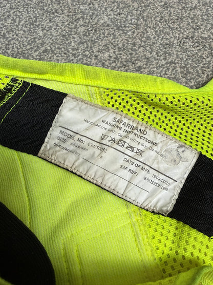 Ex Police Safariland Hi-Vis MOLLE Vest & Pouches Utility Tactical Security Vest XXL