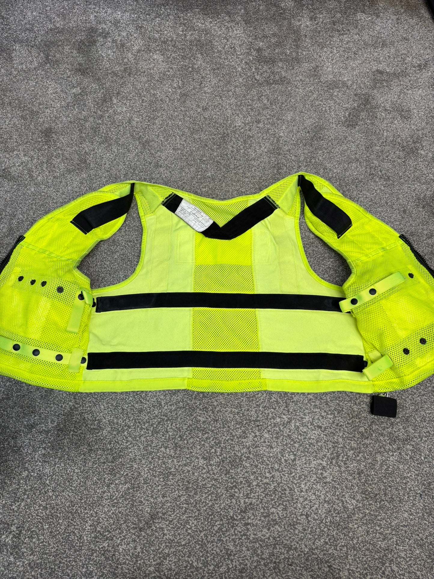 Ex Police Safariland Hi-Vis MOLLE Vest & Pouches Utility Tactical Security Vest XXL