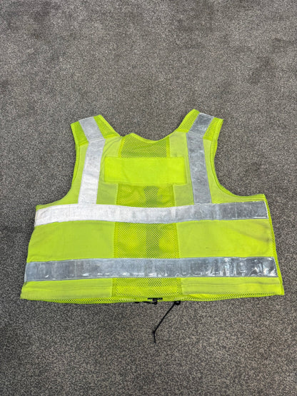 Ex Police Safariland Hi-Vis MOLLE Vest & Pouches Utility Tactical Security Vest XXL
