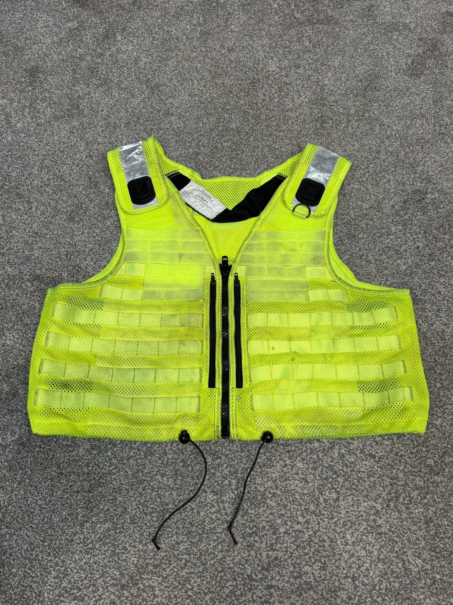 Ex Police Safariland Hi-Vis MOLLE Vest Utility Tactical Security Vest XXL
