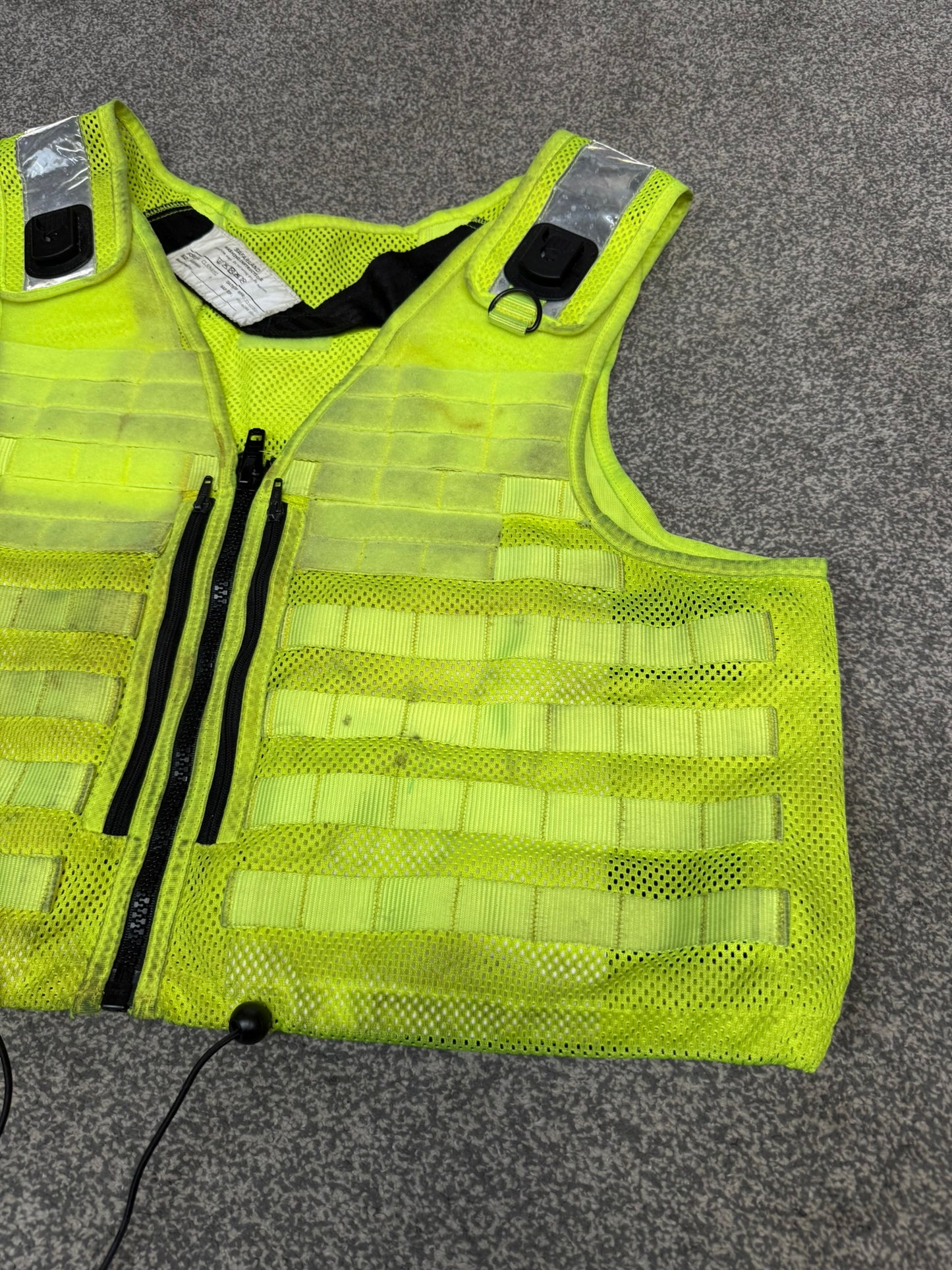 Ex Police Safariland Hi-Vis MOLLE Vest Utility Tactical Security Vest XXL