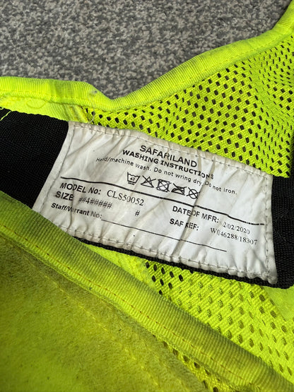 Ex Police Safariland Hi-Vis MOLLE Vest Utility Tactical Security Vest XXL