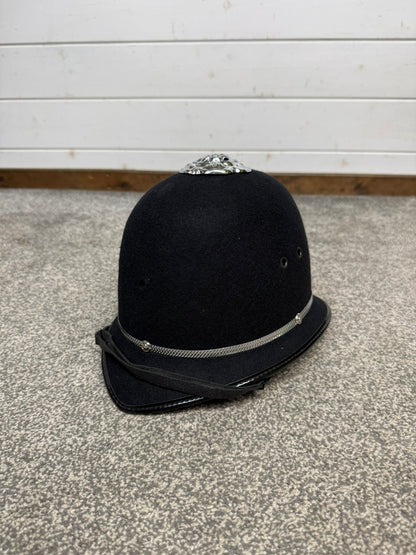 Ex Police Bobby Custodian Helmet Rose Top 57cm Fancy Dress Display