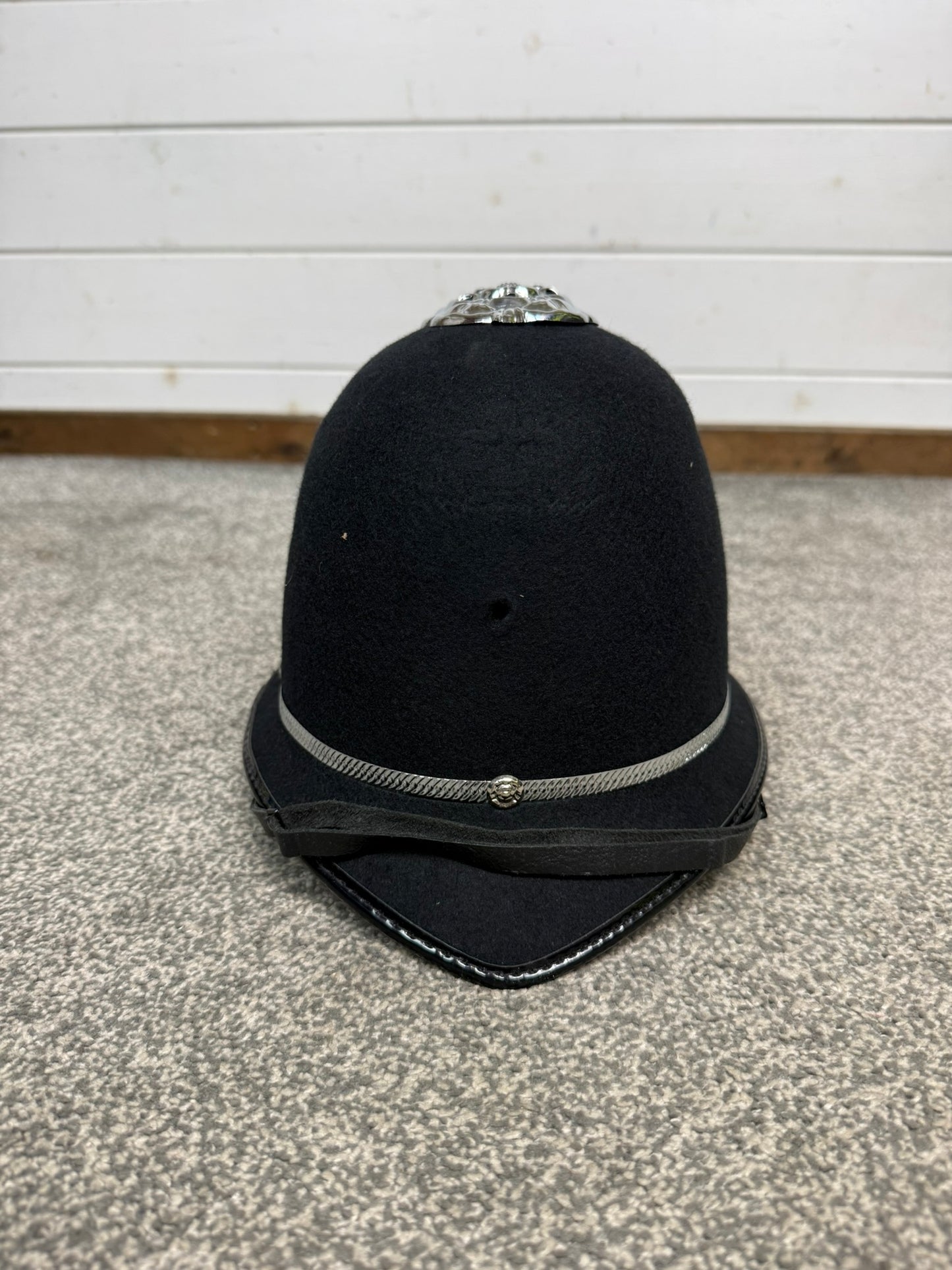 Ex Police Bobby Custodian Helmet Rose Top 57cm Fancy Dress Display