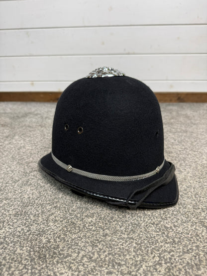 Ex Police Bobby Custodian Helmet Rose Top 57cm Fancy Dress Display
