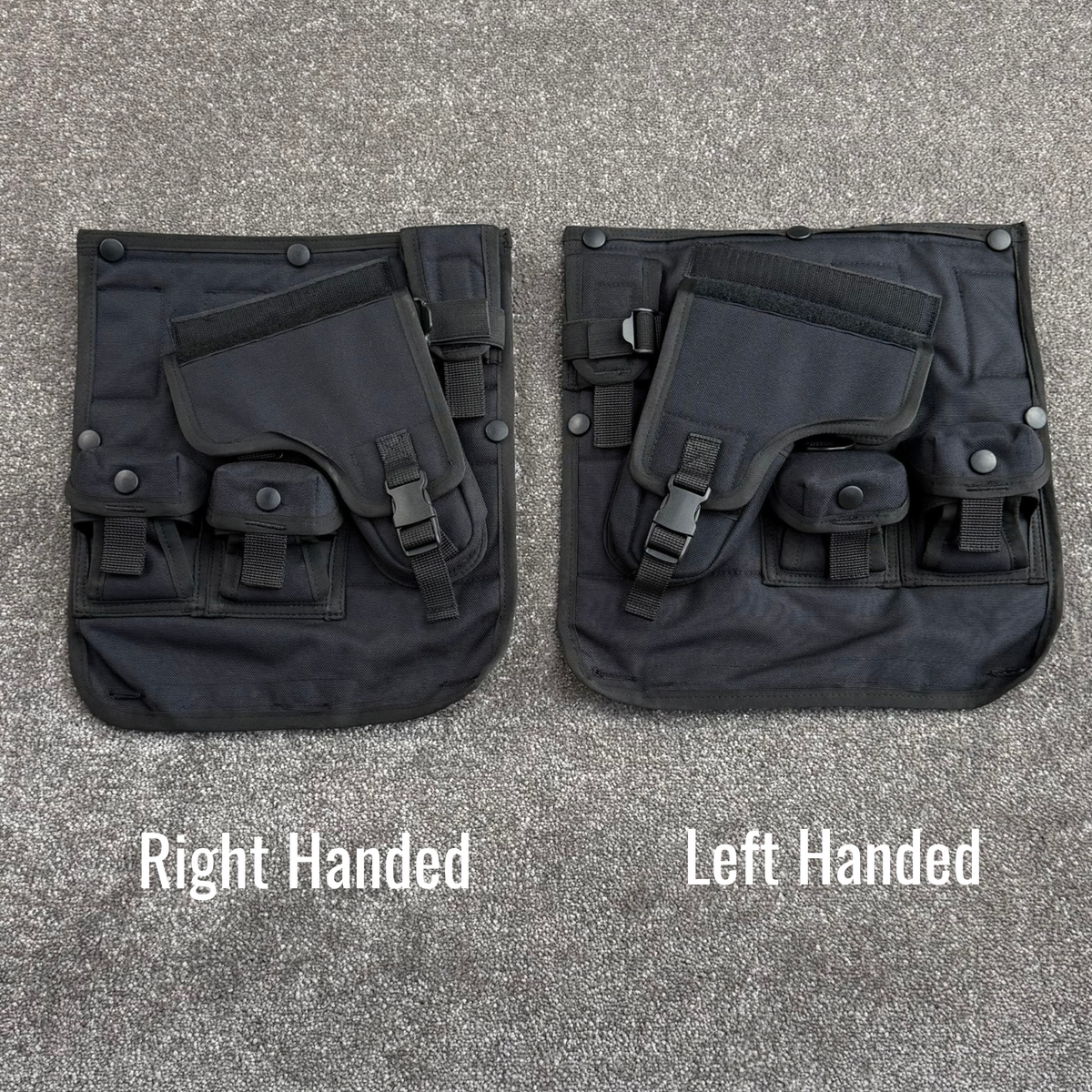 Ex Police Arktis Firearms Taser Vest Attachment Modular Panel Holster & Pouches LEFT or RIGHT