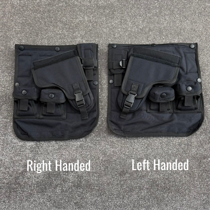 Ex Police Arktis Firearms Taser Vest Attachment Modular Panel Holster & Pouches LEFT or RIGHT