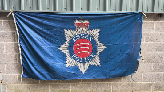 Genuine Essex Police Flag Large Police Station Flag Memorabilia Collectable Display