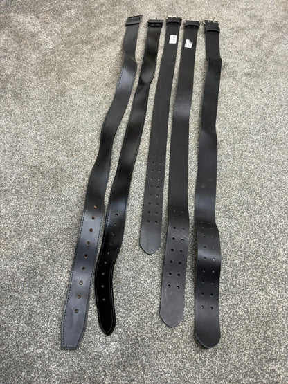 5x Ex Police 2" Leather Duty Belt Job Lot Security Pouches Big Sizes